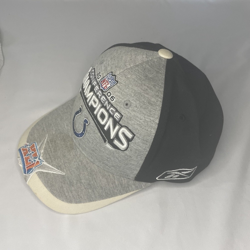 NFL 2006 Indianapolis COLTS Conference Champions Super Bowl XLI Reebok Cap Hat